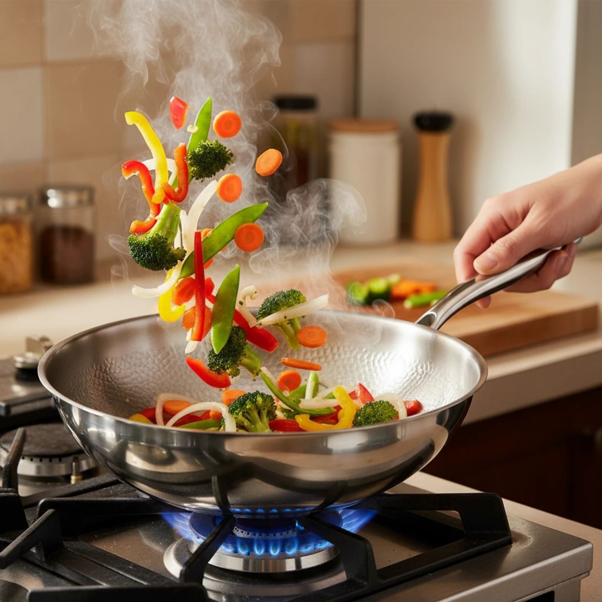 Cooper Titanium Wok & Deep Pan Bundle