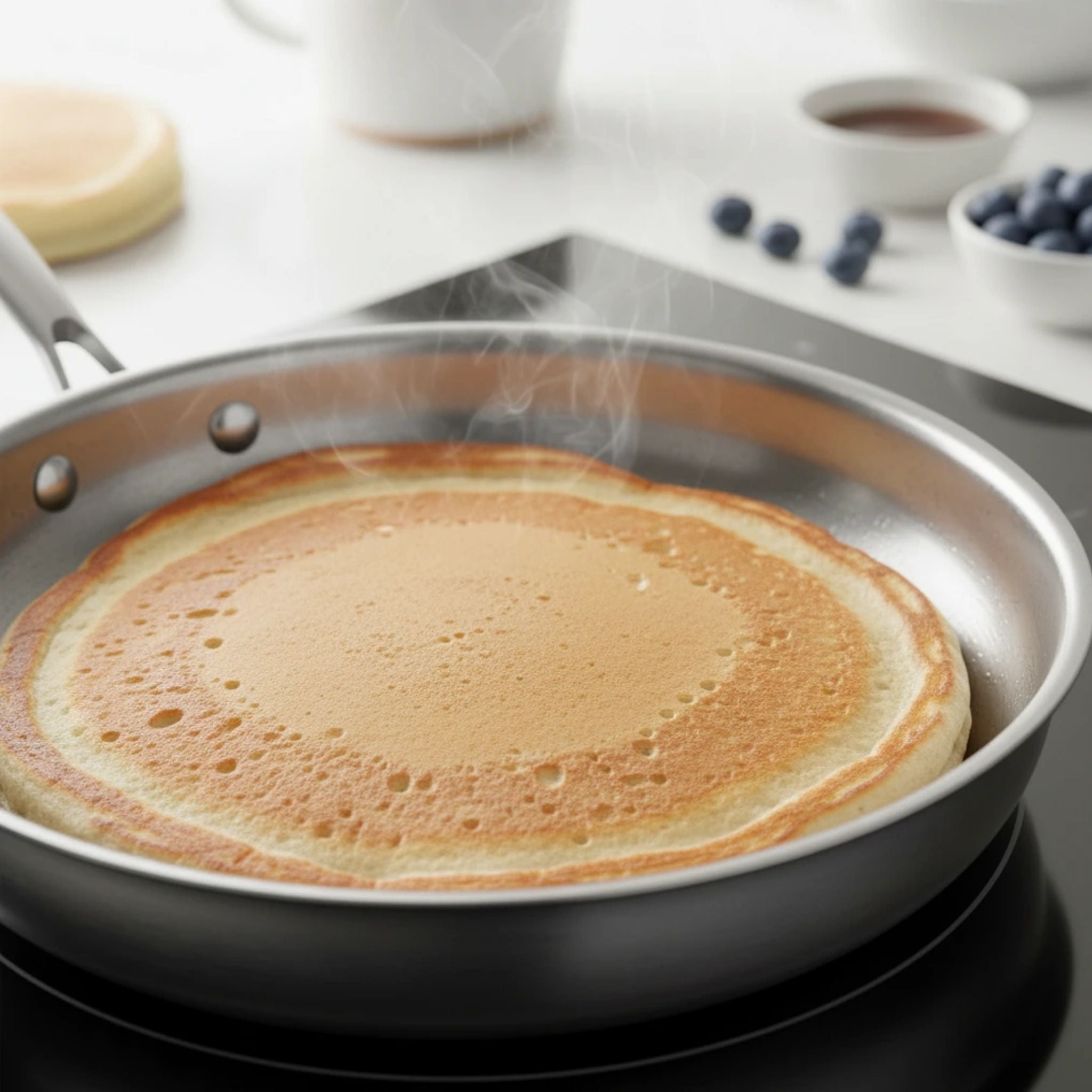 Cooper Titanium Hammered Pan + Lid